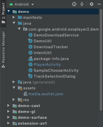 Figure 1. The project in Android Studio