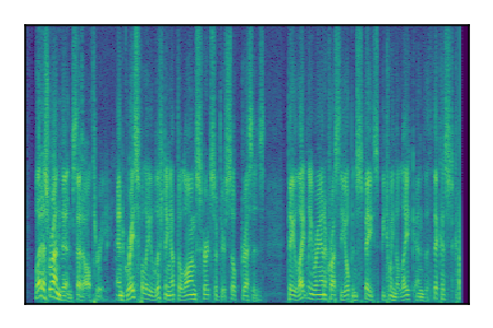 An audio spectrogram.