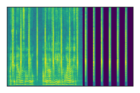 An audio spectrogram.