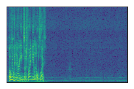 An audio spectrogram.