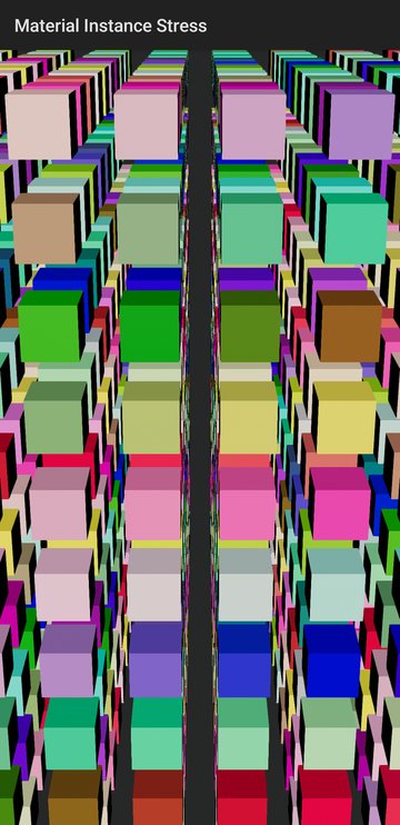 Material Instance Stress