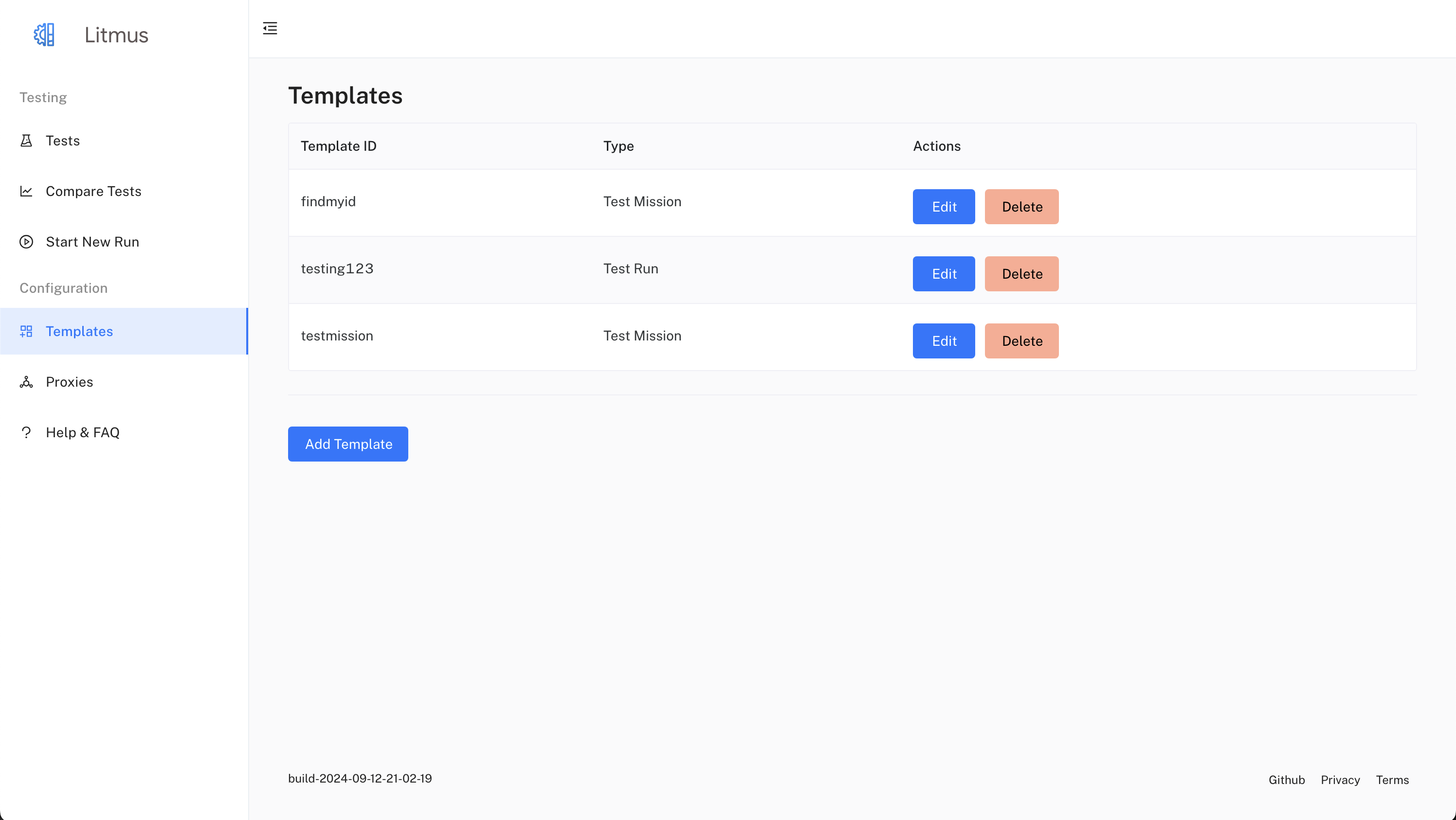 Template Overview