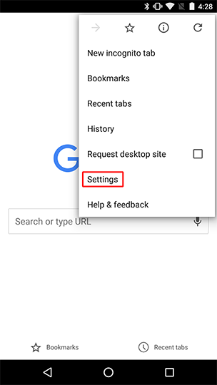 Enable the Physical Web privacy option from within Chrome in Privacy settings